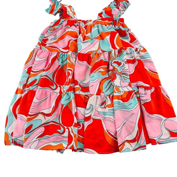 Entro Groovy Baby Tiered Women's Dress size Medium with Pockets - Picture 7 of 8